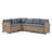 Manleen 70.8'' Wicker Outdoor Patio Sectional-1703437281