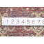 Tapis de couloir indien rouge 3x8