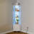 5-Tier Corner Shelf, Modern Space-Saving Storage Rack with Doors-1627432