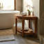 Banc de douche teck l 15,5" Canonero