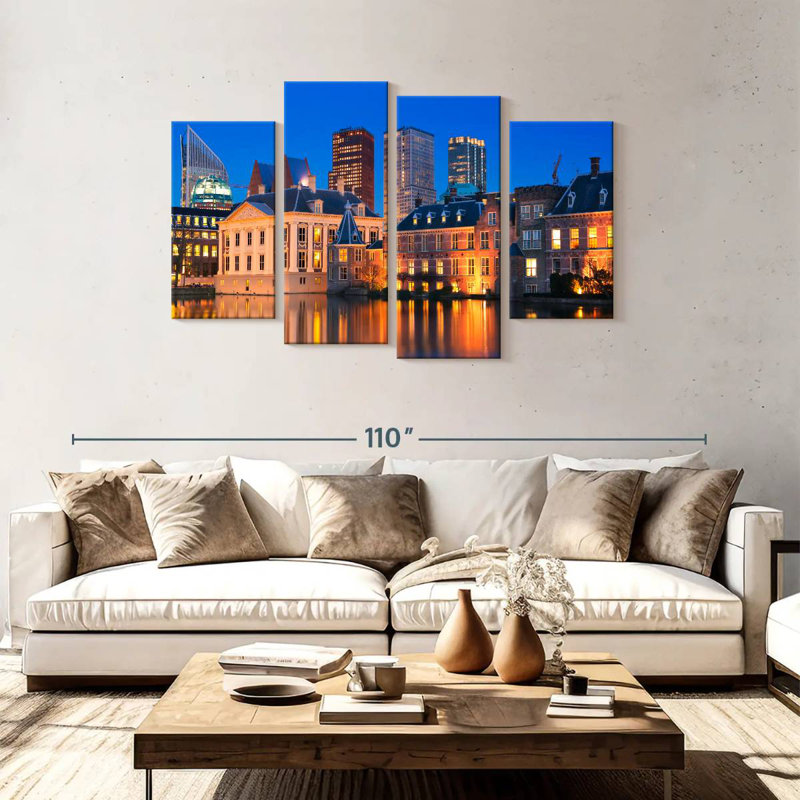 Nicci Dutch Parliament Buildings, 48" H x 75" W