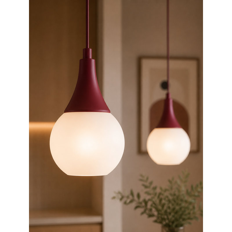 - Light Burgundy Pendant, 50, 2