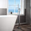 Robinet de baignoire monocommande à fixation au sol avec douche à main-82601657