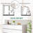 White Double Dresser for Bedroom, Modern 7 Drawers High Gloss Chest of Handle-Free Drawers with Storage, Wooden Wide Storage Organizer Cabinet Dressers