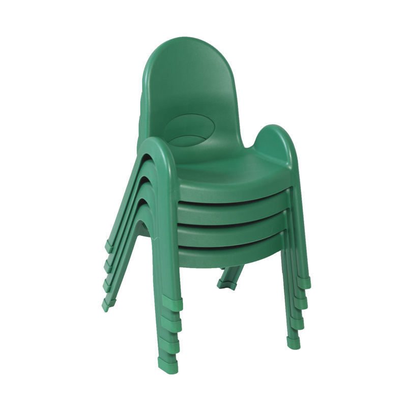 Chaise pour enfant Value Stack, Rouge, 11", 4