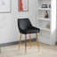 Tabouret rembourré en velours Kully-406779748