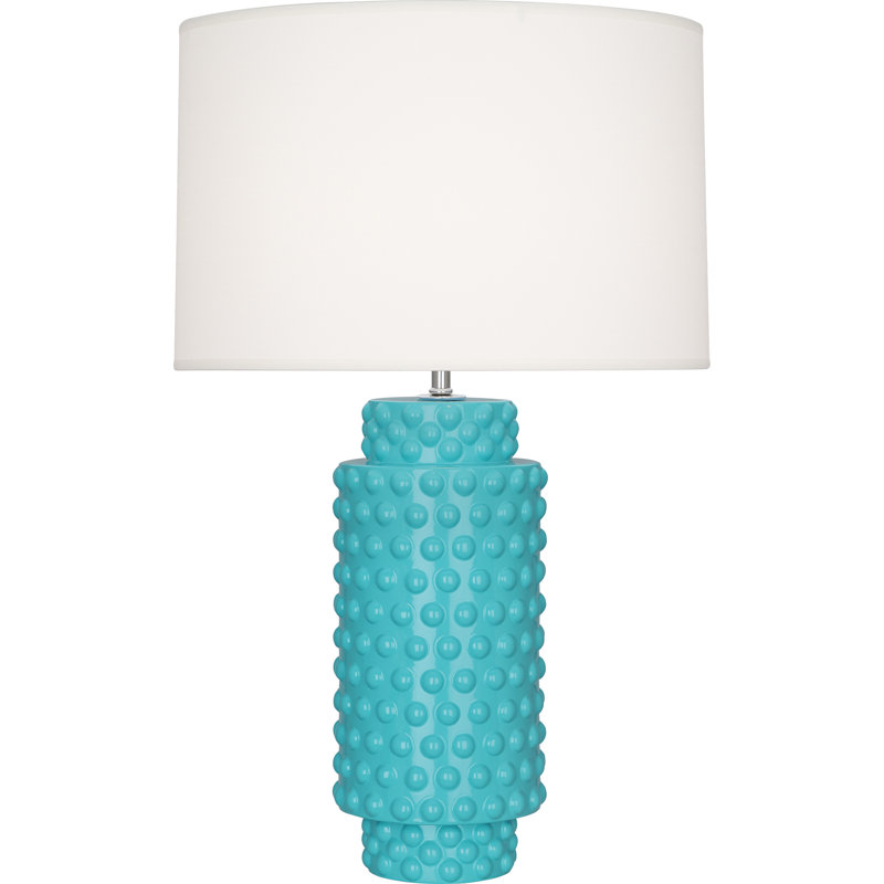 Small Dolly Accent Lamp, 27.5" H x 17" W x 17" D, Egg Blue