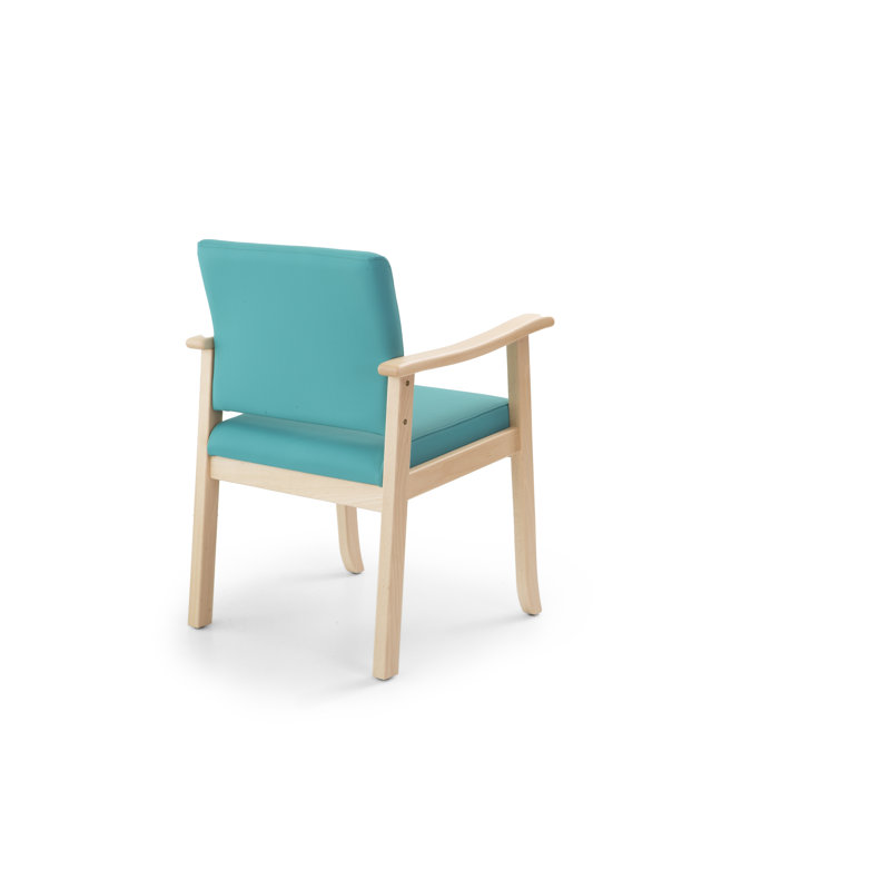 Adeliene Upholstered Armchair, Green, Natural