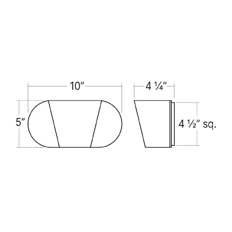 Kaliko Aluminum LED Wallchiere, Textured Black, Black