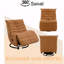 Fauteuil coulissant en cuir synthétique avec fonction d'inclinaison et pivot
