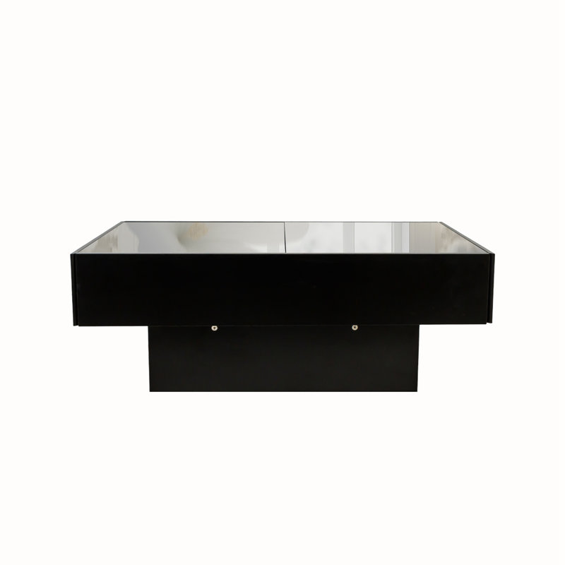 Table basse avec plateau coulissant