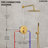  Pressure-Balanced Shower System ,10-Inch Rainfall Shower Faucet with Rough-in Valve-73468215