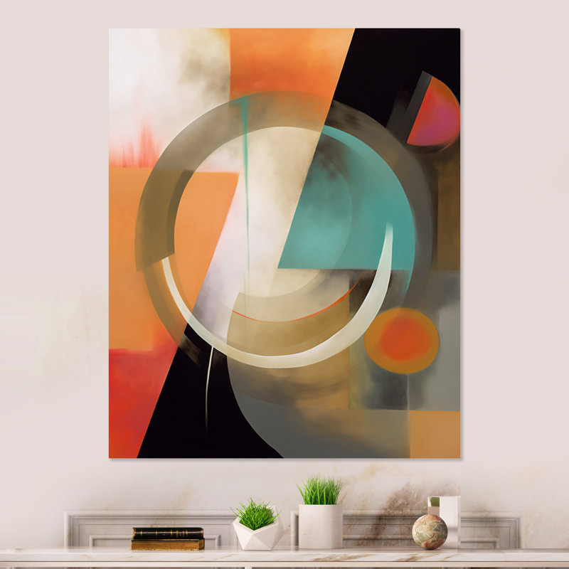Durman Exploration des motifs abstraits V - décoration murale géométrique moderne en métal, H 20 po x l 12 po x P 1 po