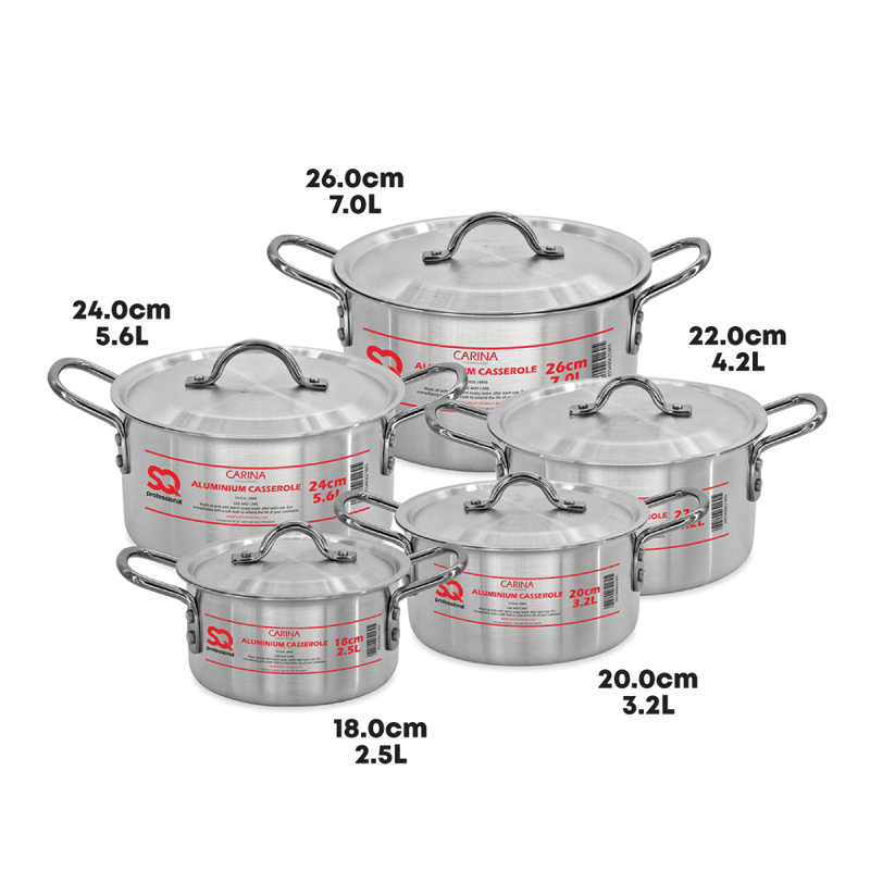 Galaxis 10 - Piece Aluminum Cookware Set