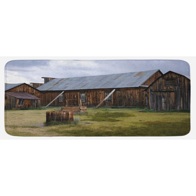 Tapis de cuisine vert olive purplegrey de la californie d’un country house american rural