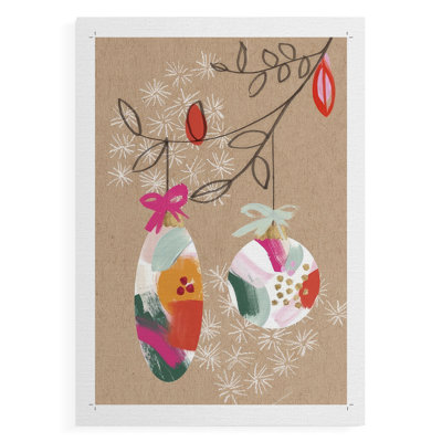 Crafty Christmas Collection B -Canvas Print Only - NOT FRAMED