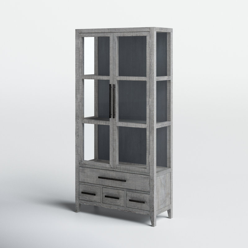  Vitrine haute Simon, Bleu antique