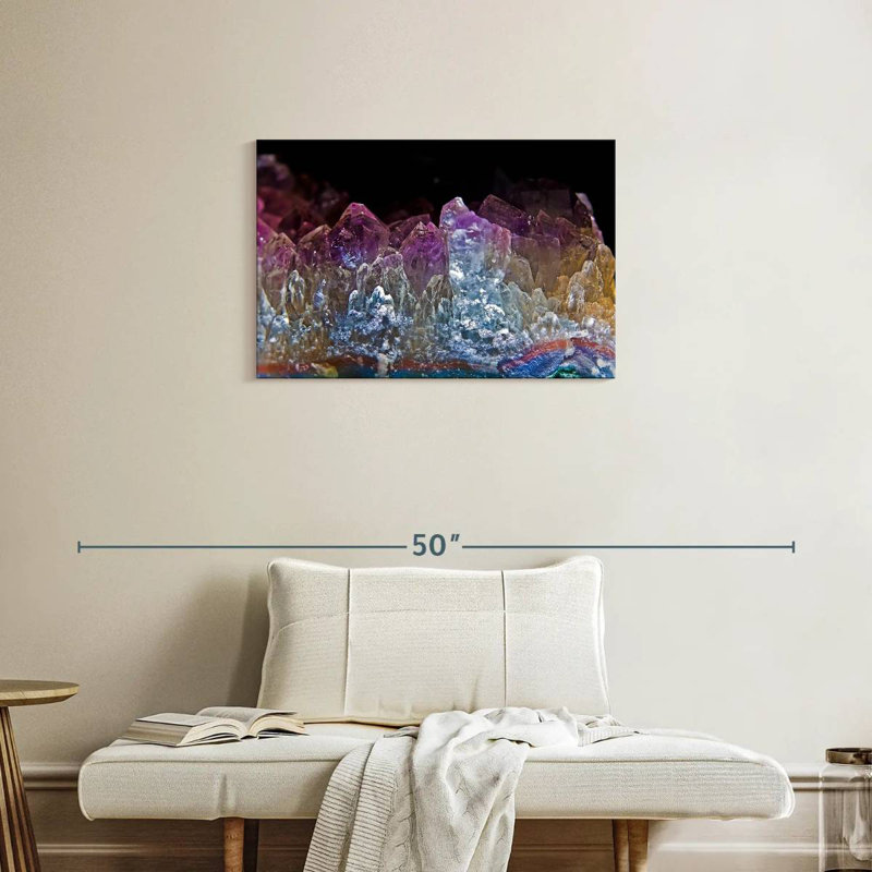 Alvord Amethyst Crystals, 20" H x 30" W
