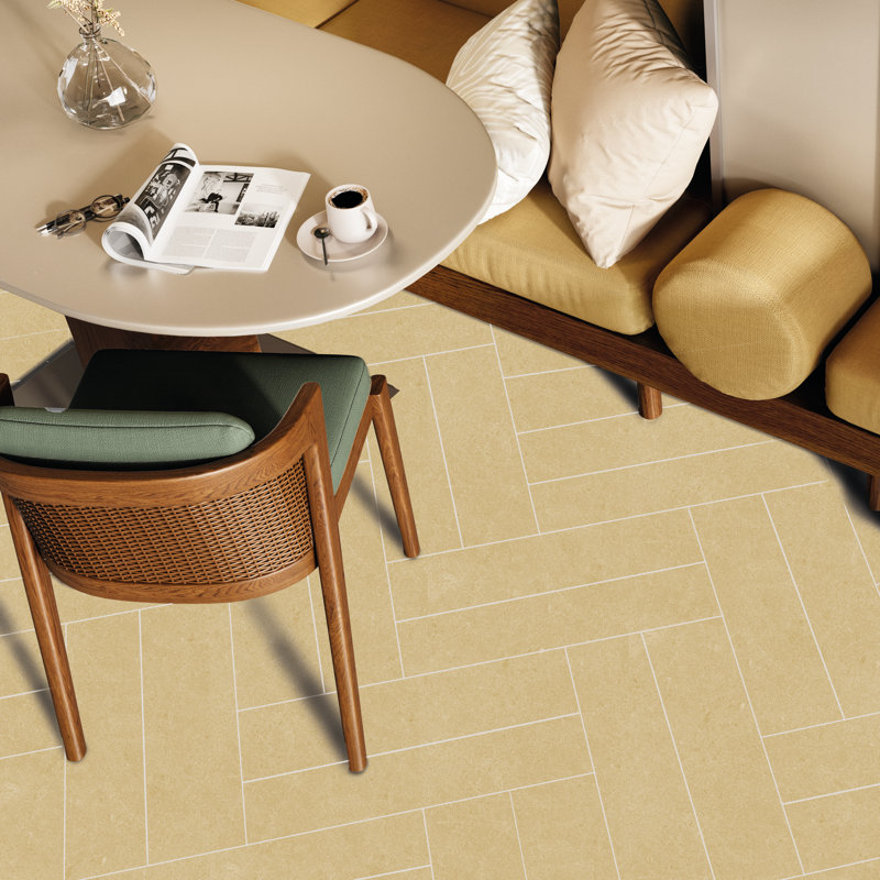 Artistic Freedom 6"X24" Porcelain Stone Look, Golden