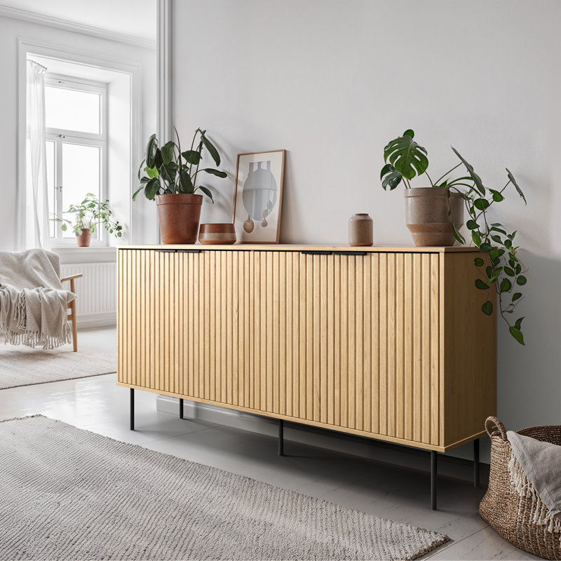Arisztid 61.8'' Sideboard, Light Wood