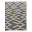 Tapis bleu 4 x 6 Pinkerton