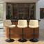 Swivel Yes Bar Stool with Steel Frame