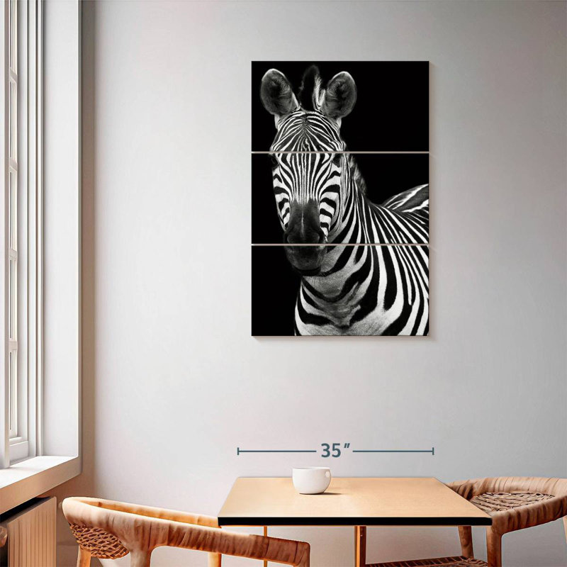 Brampt Zebra Stripes Pattern IV, 57" H x 36" W