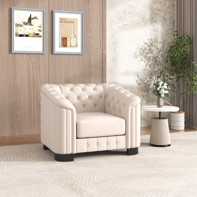 Canapé d'appoint 41,5 po, Beige