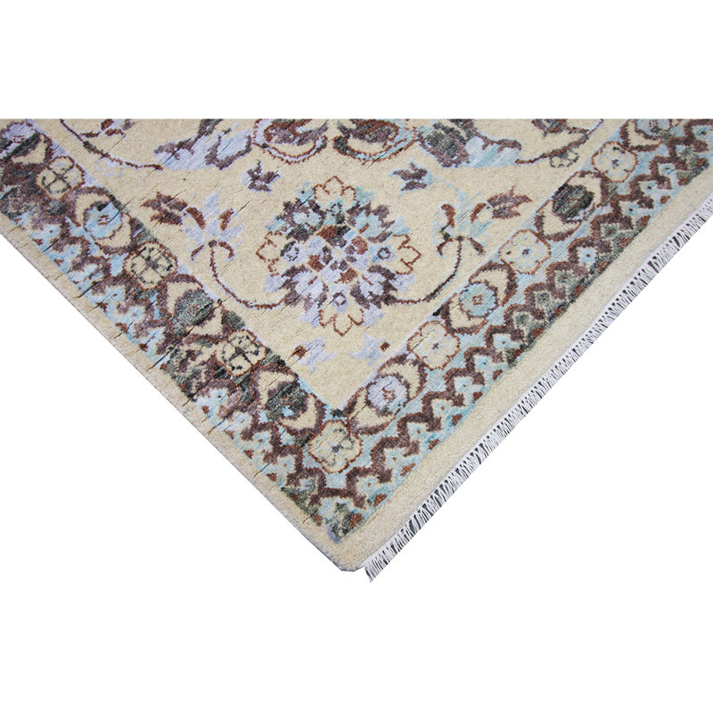 Hand Knotted Floral Indoor Rug