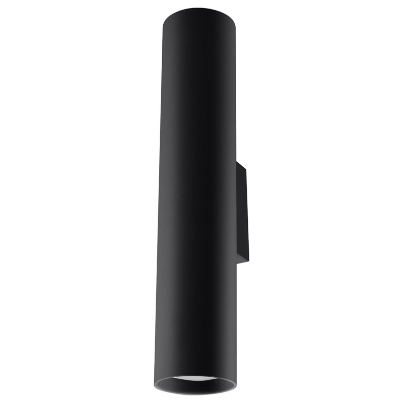 Jacky Flush Mounted Sconce, Black