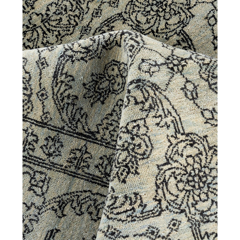Overdyed One-of-a-Kind 8' 3" X 9' 10" Hand Knotted Area Rug