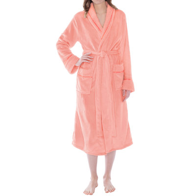 Behanan Fleece Girl / Woman+ Mid-Calf Bathrobe with Pockets