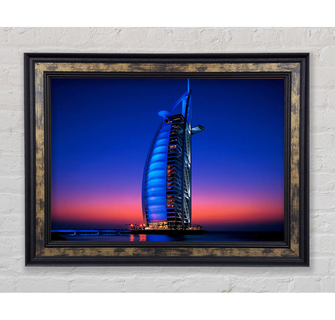 Burj Al Arab Dubai Uae - Einzelner Bilderrahmen Kunstdrucke