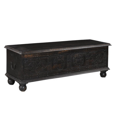 Aarohi Bonney Carved Storage Bench