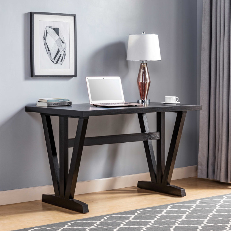 Table de salle à manger rectangulaire de couleur foncée, 4 places, barre d'espacement pour les jambes pour la stabilité, eau 24 heures, poids de 49 lb