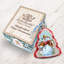 3.5'' Handmade Glass Holiday Shaped Ornament