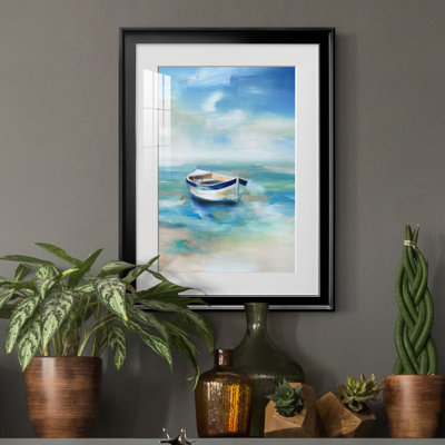 Solitude Shore - Peinture sur toile encadrée