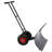 Snow Shovel Pusher Plow with Wheels