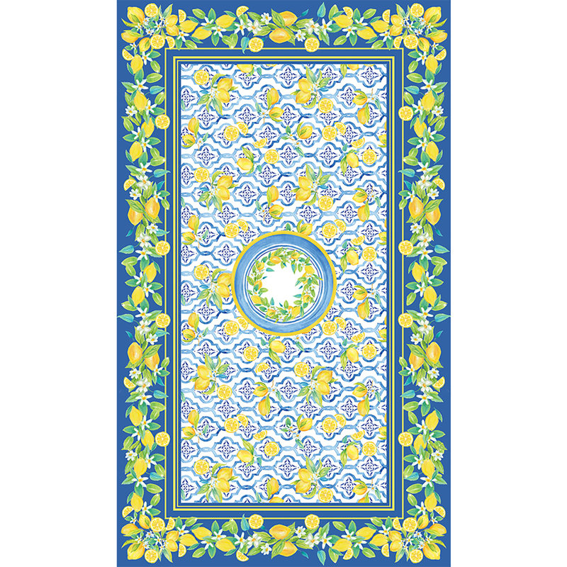Lovely Lemons Tablecloth, 70" x 120"