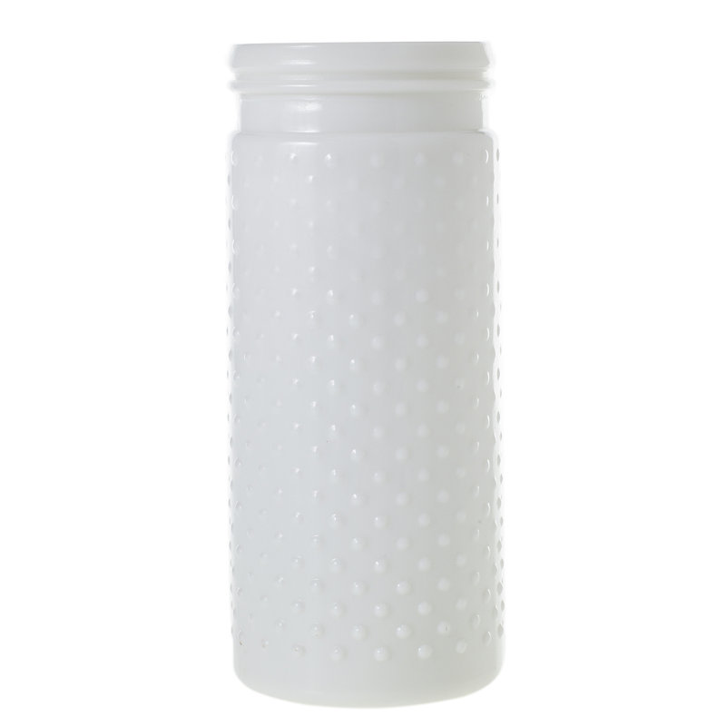 Vase de table en verre fait à la main Valles, H 9,25 po x l 4 po x P 4 po