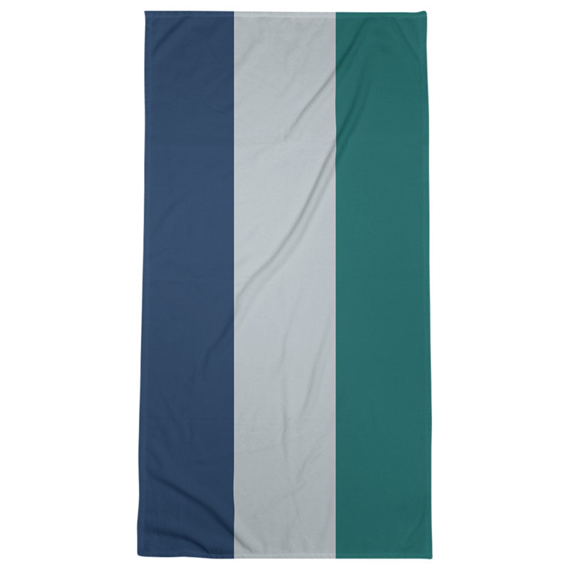 Bath Towel, Navy Blue Polyester