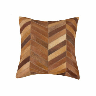 Coussin décoratif à chevrons