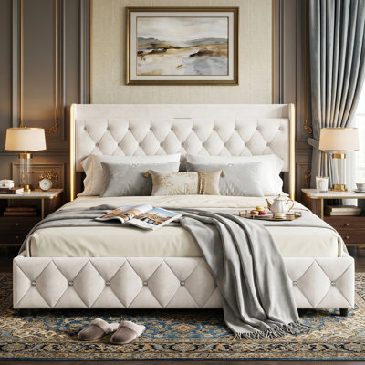 Upholstered Ottoman Bed