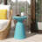 Outdoor Metal End Table -Large