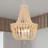 4 - Light Dimmable Tiered Chandelier