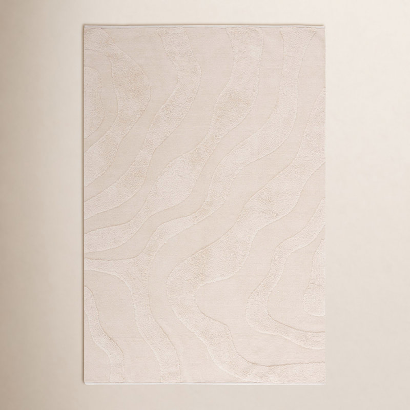 Mozie Washable Abstract Indoor Rug, Rectangle 8' x 10'