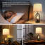 Lampe de table ovale sur pied