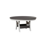 Berlin Gardens Harbor Regular Top With White Base Round Bar Table