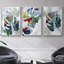 Angled Spaces I, ensemble de 3 pièces encadrées sur toile-97759231-97759232