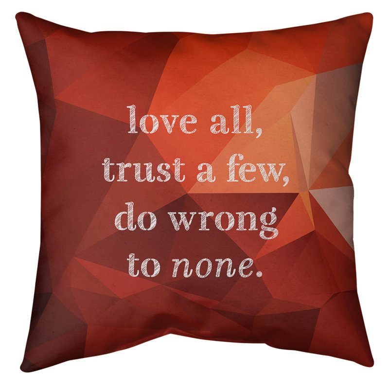 Coussin de sol, 36 po x 36 po, Orange / Brun